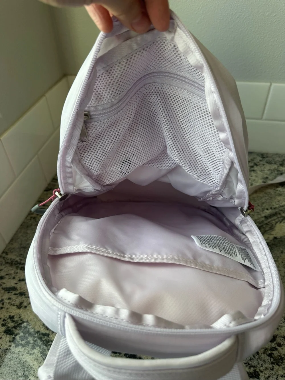 The North Face Borealis Mini Backpack in Lavender Fog. EUC.